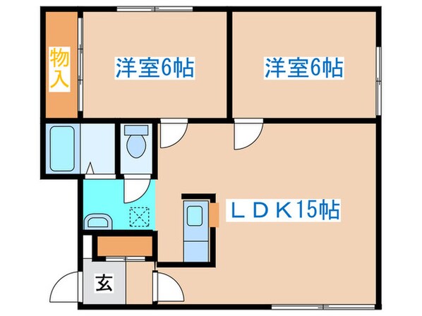 第一栄荘の物件間取画像